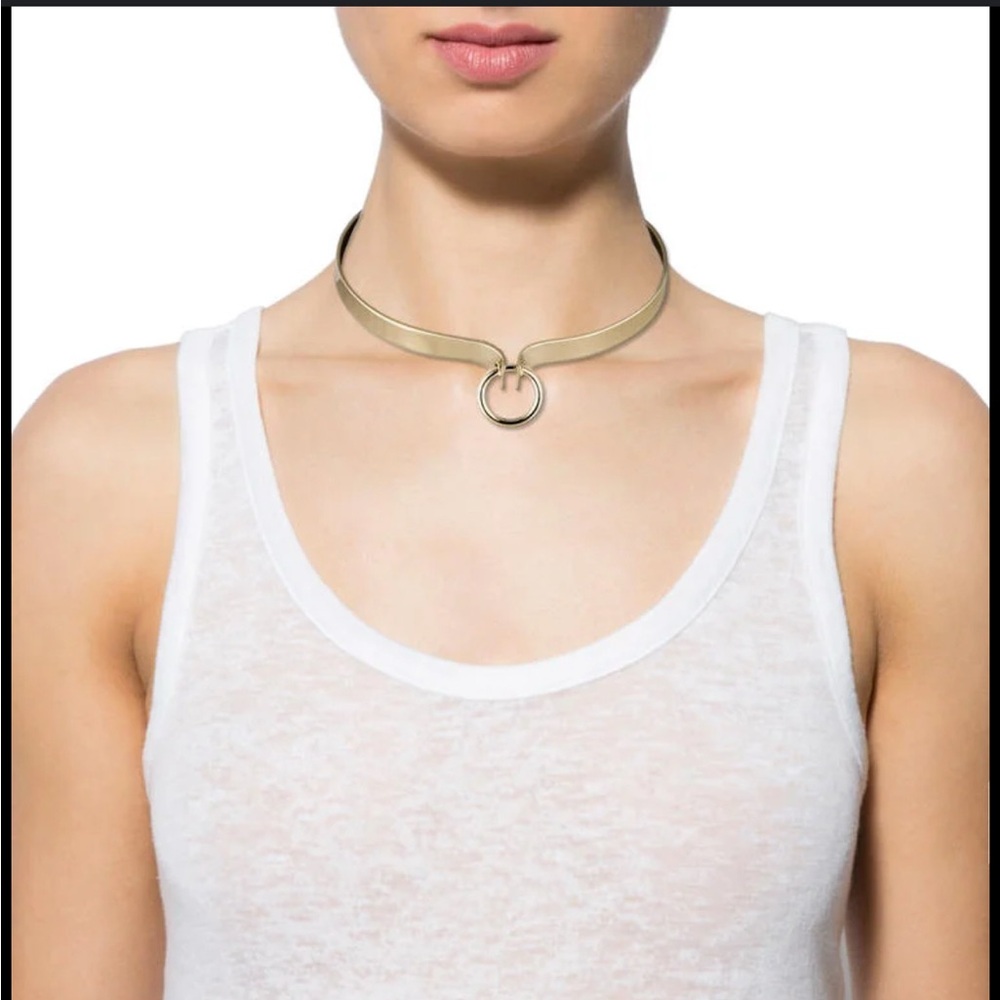 Alexis Bittar Gold Choker Collar